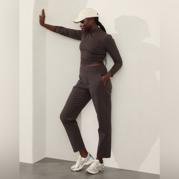 NWT Athleta Endless Truffle Pants size 16/T - Picture 2 of 11